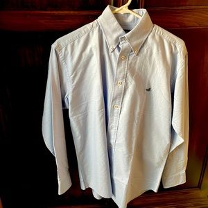 Long sleeve light blue button down